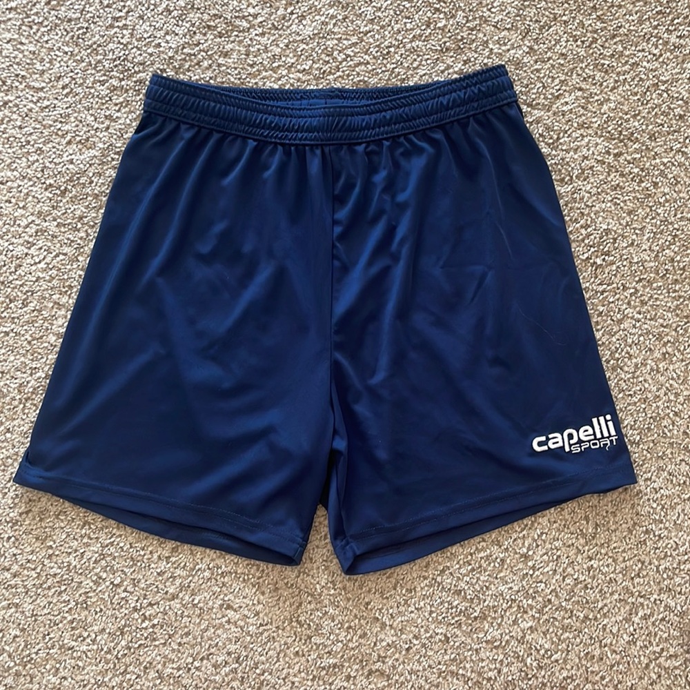 Navy Blue Soccer Shorts